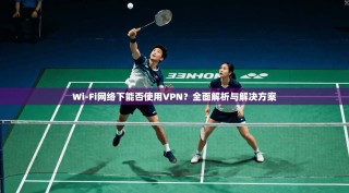 Wi-Fi网络下能否使用VPN？全面解析与解决方案