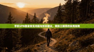 手机VPN登录常见问题与优化建议，网络工程师的实用指南
