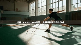 详解2008 SSL VPN配置，从基础搭建到安全优化