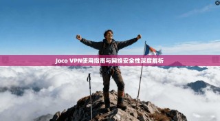 Joco VPN使用指南与网络安全性深度解析