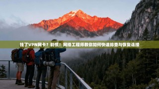 挂了VPN网卡？别慌！网络工程师教你如何快速排查与恢复连接