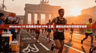 Windows 10 应用商店中的 VPN 工具，便利与风险并存的数字选择