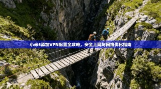 小米5添加VPN配置全攻略，安全上网与网络优化指南