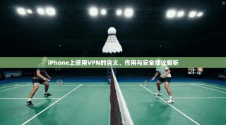 iPhone上使用VPN的含义、作用与安全建议解析