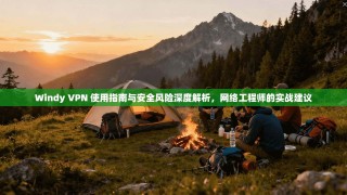 Windy VPN 使用指南与安全风险深度解析，网络工程师的实战建议