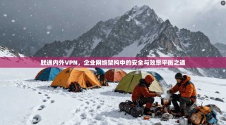 联通内外VPN，企业网络架构中的安全与效率平衡之道