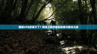 翻越VPN安装不了？网络工程师教你排查与解决之道