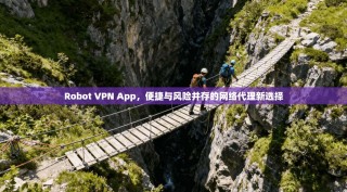 Robot VPN App，便捷与风险并存的网络代理新选择