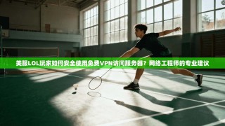 美服LOL玩家如何安全使用免费VPN访问服务器？网络工程师的专业建议