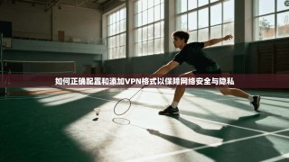 如何正确配置和添加VPN格式以保障网络安全与隐私