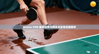 Runox VPN 使用指南与网络安全性深度解析