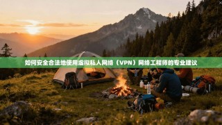 如何安全合法地使用虚拟私人网络（VPN）网络工程师的专业建议