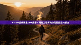 CS:GO游戏弹出VPN提示？网络工程师教你如何排查与解决