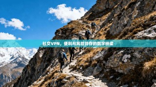 社交VPN，便利与风险并存的数字桥梁