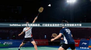 SoftEther VPN 与网盘融合，打造安全高效的个人云存储解决方案