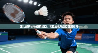 深入解析VPN使用端口，常见协议与端口配置指南