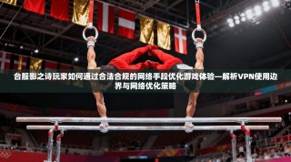 台服影之诗玩家如何通过合法合规的网络手段优化游戏体验—解析VPN使用边界与网络优化策略