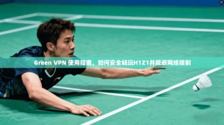 Green VPN 使用指南，如何安全畅玩H1Z1并规避网络限制