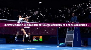 手机VPN怎么选？这五款最好用的工具让你畅享网络自由（2024年实测推荐）