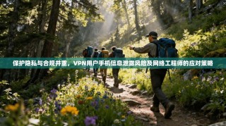 保护隐私与合规并重，VPN用户手机信息泄露风险及网络工程师的应对策略