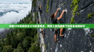 详解VPN名称的含义与配置要点，网络工程师视角下的安全连接标识