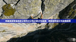 构建高效安全的总公司与分公司之间VPN连接，网络架构设计与实践指南