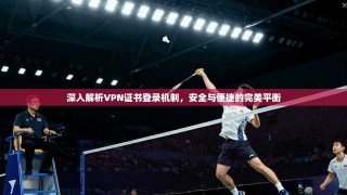 深入解析VPN证书登录机制，安全与便捷的完美平衡