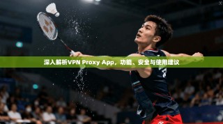 深入解析VPN Proxy App，功能、安全与使用建议