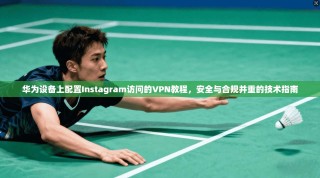 华为设备上配置Instagram访问的VPN教程，安全与合规并重的技术指南