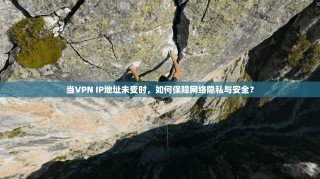 当VPN IP地址未变时，如何保障网络隐私与安全？