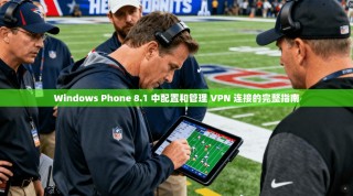 Windows Phone 8.1 中配置和管理 VPN 连接的完整指南