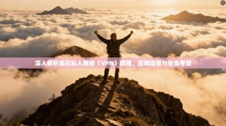 深入解析虚拟私人网络（VPN）原理、应用场景与安全考量