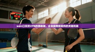 wan口支持VPN的路由器，企业级网络架构的关键利器