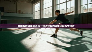中国互联网监管政策下合法合规的网络访问方式探讨