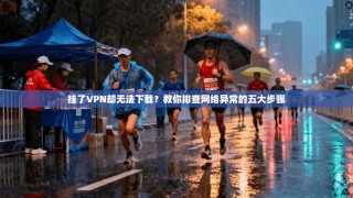 挂了VPN却无法下载？教你排查网络异常的五大步骤