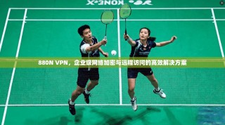 880N VPN，企业级网络加密与远程访问的高效解决方案