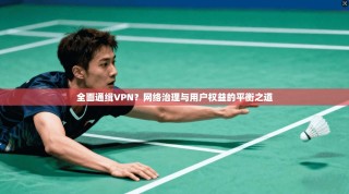 全面通缉VPN？网络治理与用户权益的平衡之道