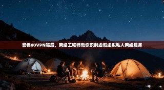 警惕80VPN骗局，网络工程师教你识别虚假虚拟私人网络服务