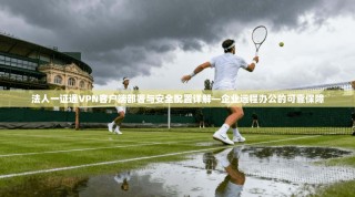 法人一证通VPN客户端部署与安全配置详解—企业远程办公的可靠保障