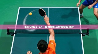 无码VPN 2.5.5，技术解析与合规使用建议
