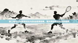 浙江电信VPN服务优化与安全使用指南，提升网络体验的关键策略