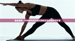蓝色盾牌，VPN如何成为现代网络安全的隐形守护者