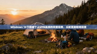 Windows 10下搭建个人VPN连接的完整指南，从配置到故障排查