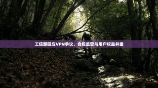 工信部回应VPN争议，合规监管与用户权益并重