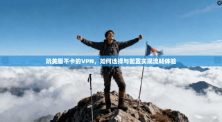 玩美服不卡的VPN，如何选择与配置实现流畅体验
