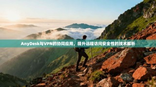 AnyDesk与VPN的协同应用，提升远程访问安全性的技术解析