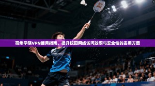 亳州学院VPN使用指南，提升校园网络访问效率与安全性的实用方案