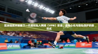 区块链技术赋能下一代虚拟私人网络（VPN）安全、去中心化与隐私保护的新范式