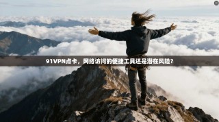 91VPN点卡，网络访问的便捷工具还是潜在风险？