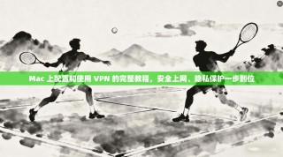 Mac 上配置和使用 VPN 的完整教程，安全上网、隐私保护一步到位